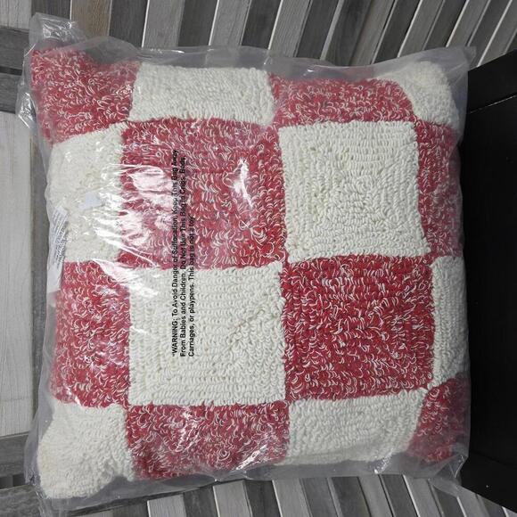 18" Cotton Tufted Checkerboard Decorative Pillow | Opalhouse w/ Jungalow - Picture 6 of 7